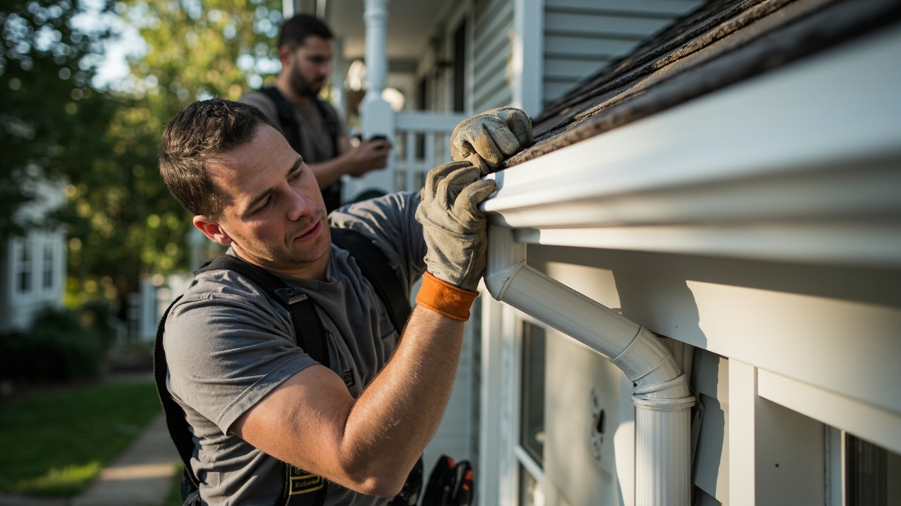 How Professional Gutter Installation and Repair Protects Your Investment