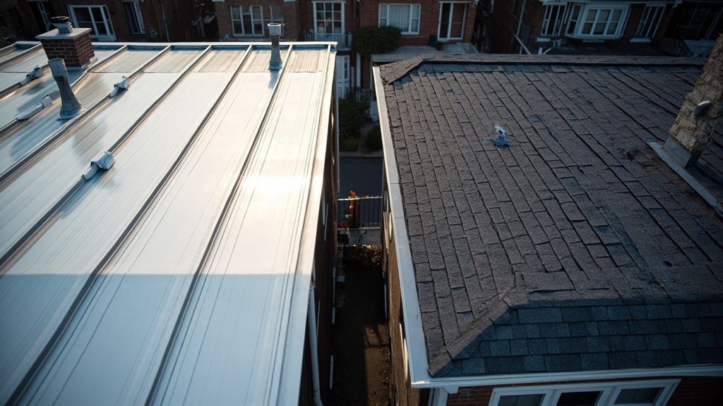 Metal Roof vs Asphalt Shingles Cost in Boston MA