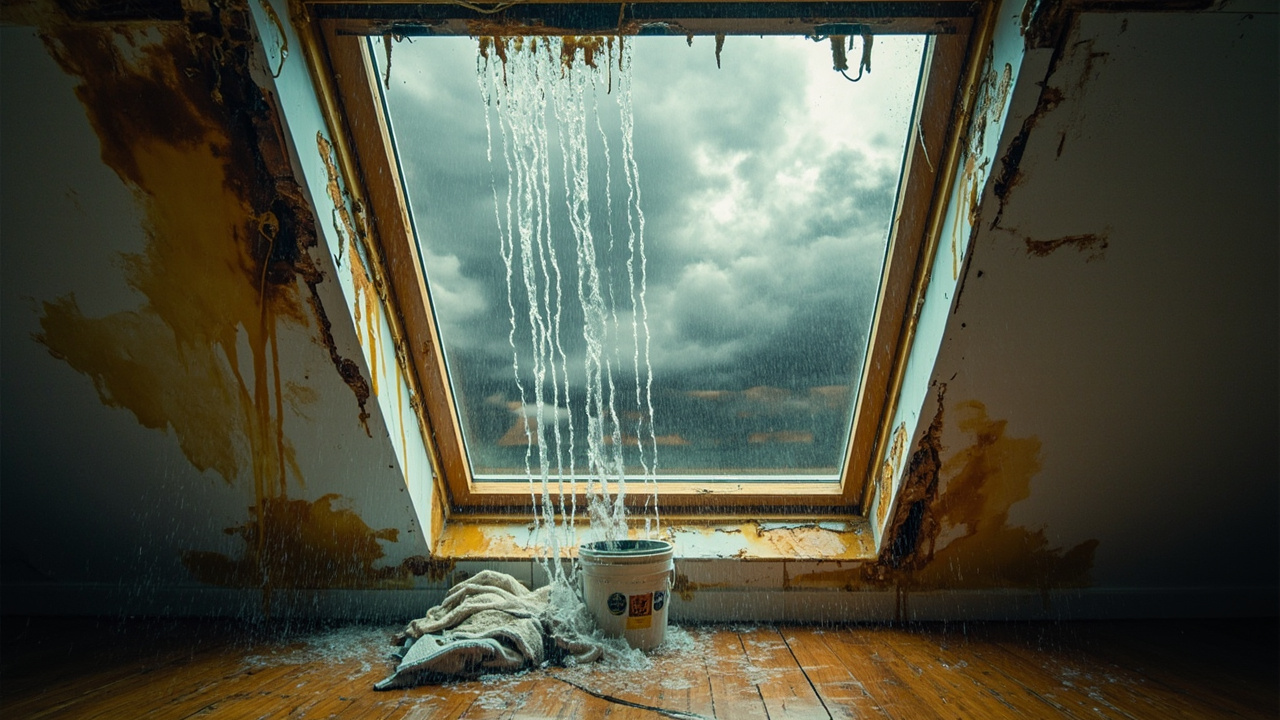 Skylight Leaking When Raining in Boston – We Diagnose the Real Cause and Fix It Right