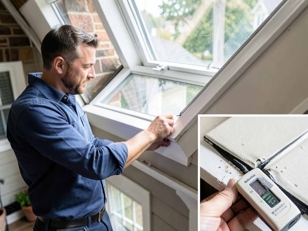 Fixing a leaky skylight in your bay village townho