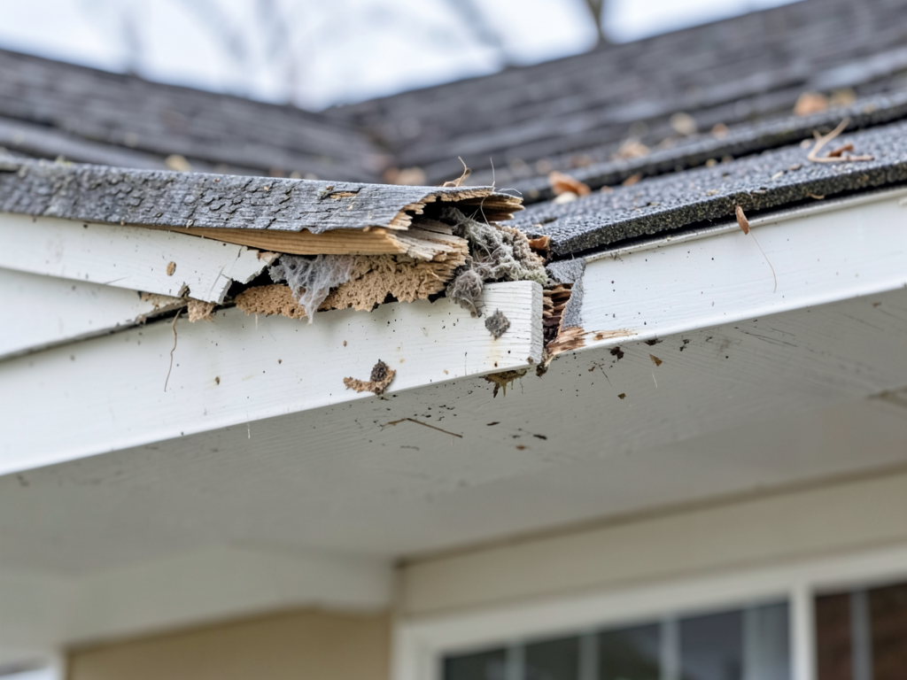 Managing squirrel and raccoon damage to the roofli