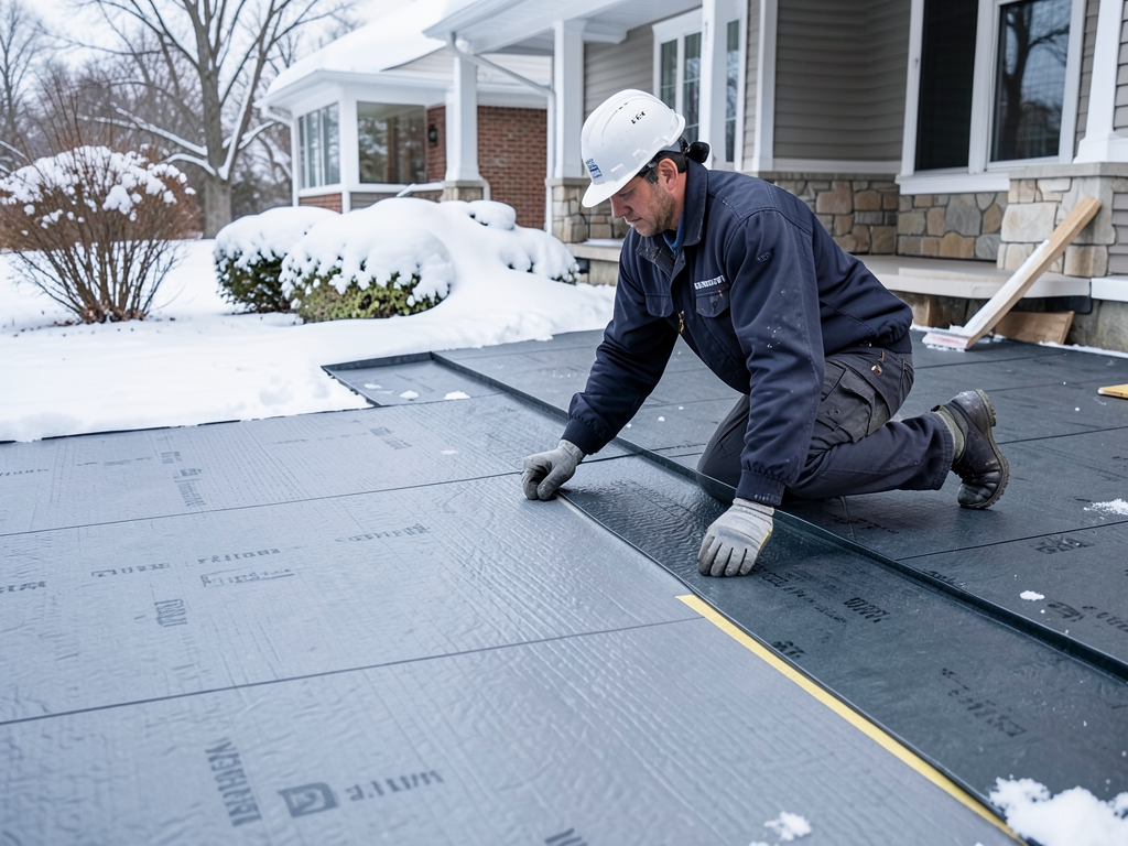 Synthetic underlayment vs traditional felt paper f