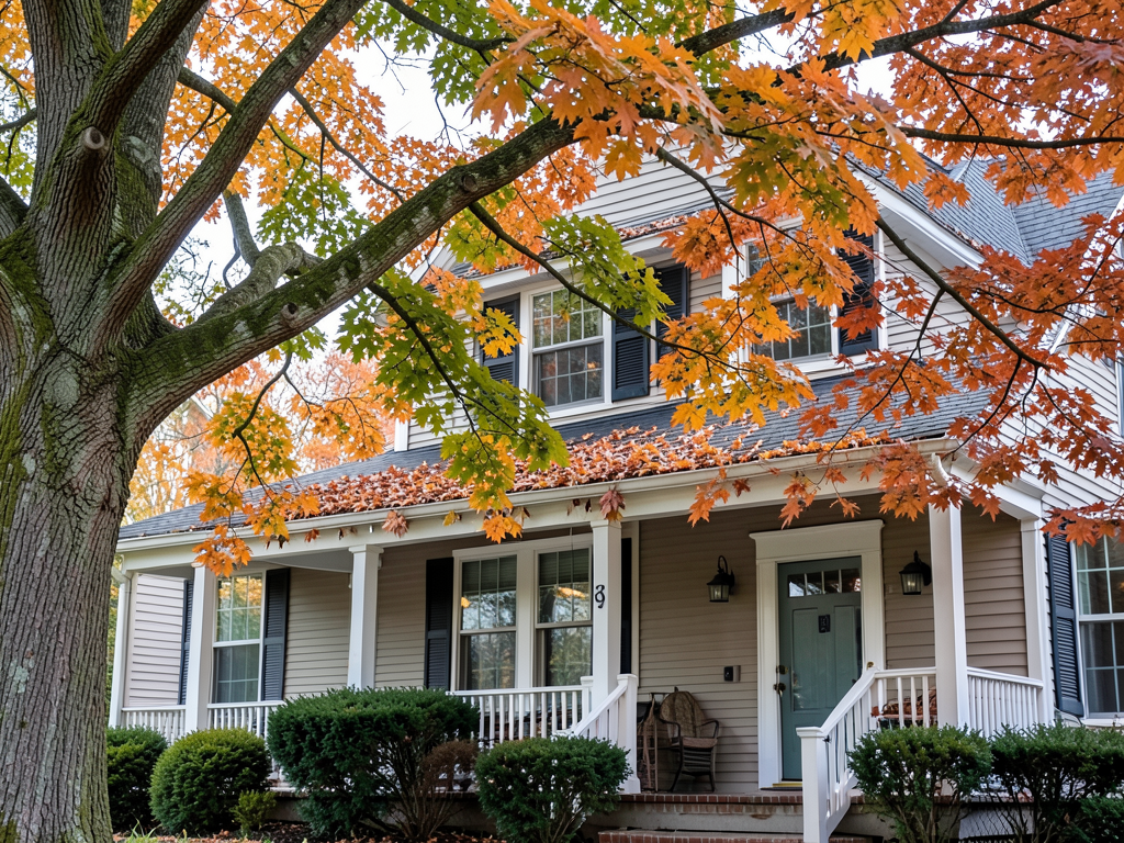 The best way to keep gutters clog free in wooded w