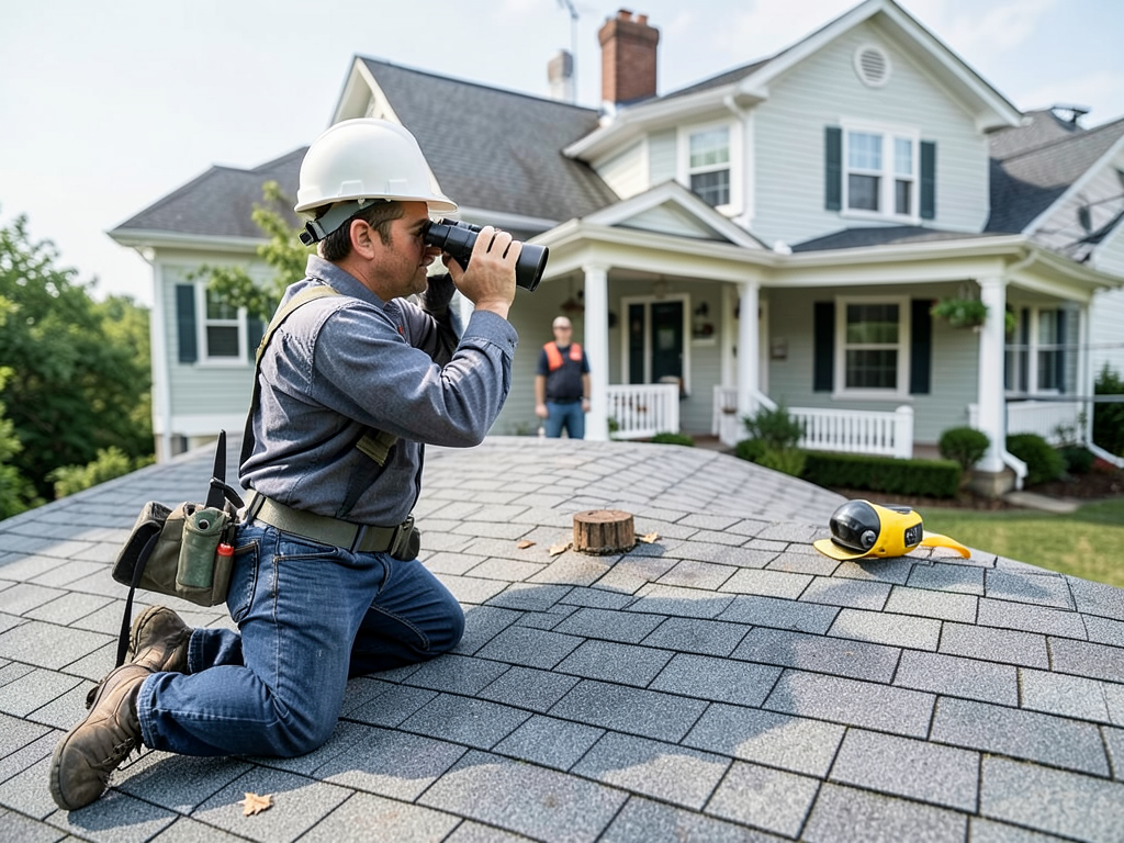 The safest way to inspect your roof for post winte